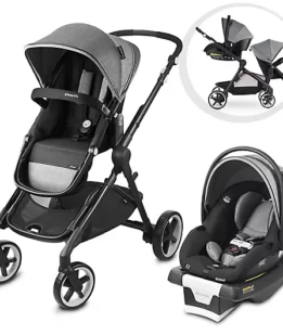 Evenflo GOLD® SensorSafe Pivot Xpand Smart Modular Travel System in Moonstone