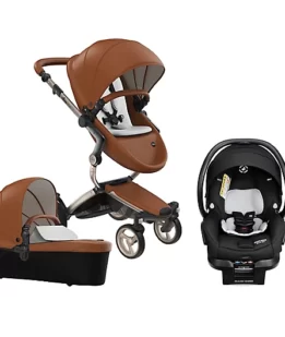 Mima® Xari 4G Mico XP Single Travel System in Gold Camel Stone